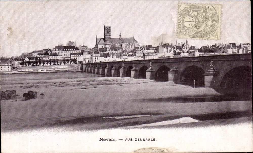 Nevers — Vista Geral — Editor: A. ROSIER - Frente