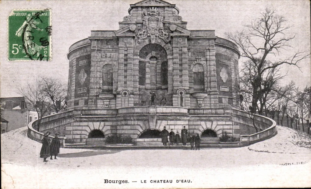 Bourges — O CASTELO D'ÁGUA. — Editor: TAEPER, PARIS. - Frente