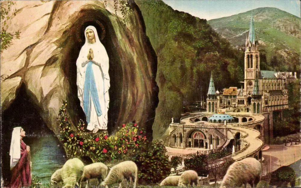Lourdes — Aparecida da Virgem — Edição A. DOUCET, n°108 - Frente