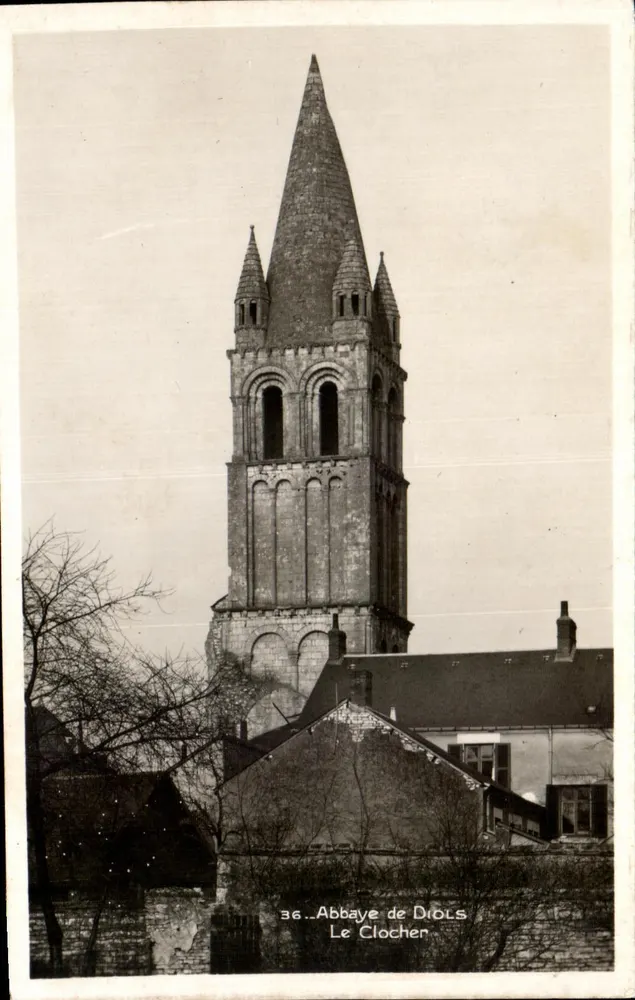 Abadia de Diols — O Campanário — Edição Pamentier-Claeauroux - Frente