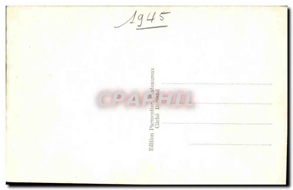 Abadia de Diols — O Campanário — Edição Pamentier-Claeauroux - Verso