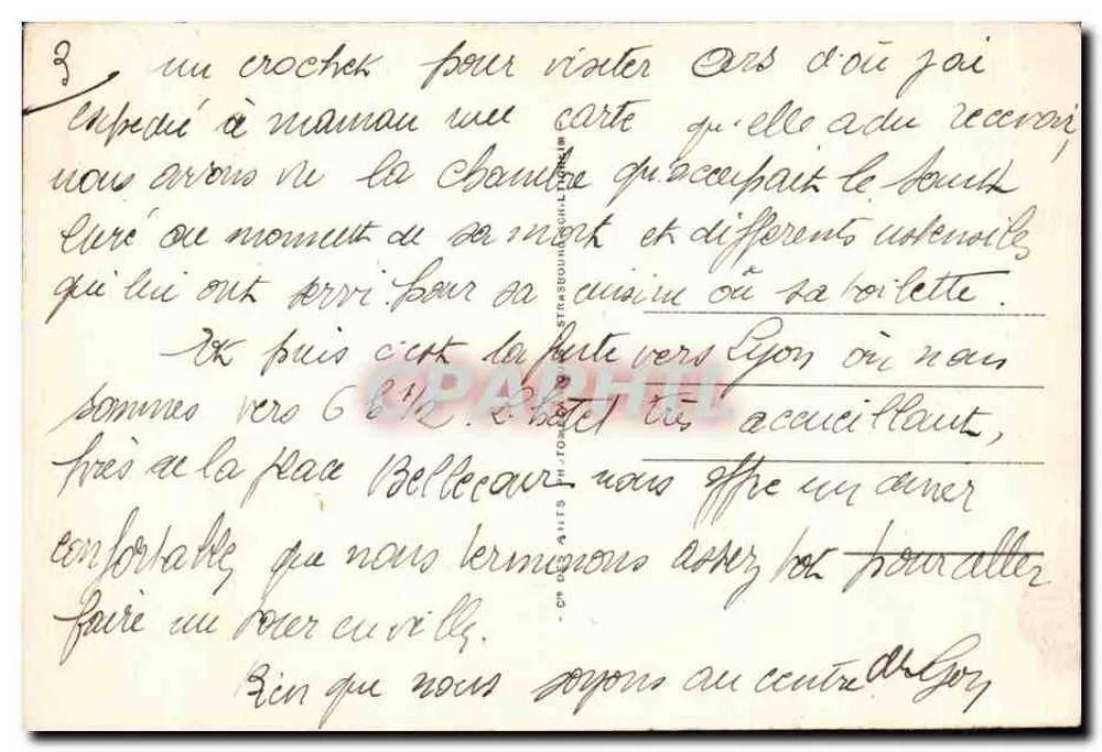 Dijon — A Igreja de Nossa Senhora — LL 41 - Verso