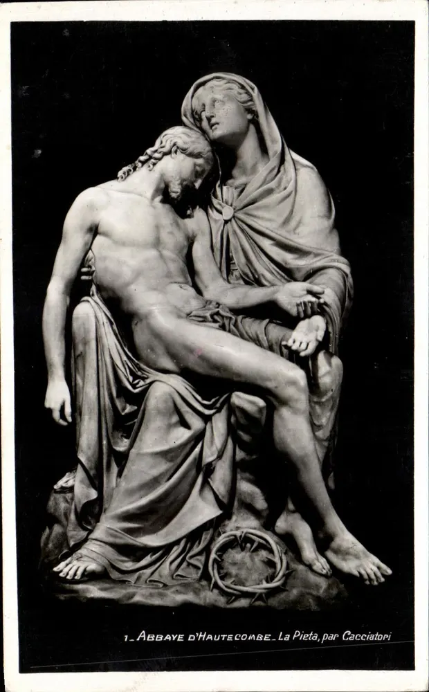 Abadia de Hautecombe — A Pietà por Cacciatori - Frente