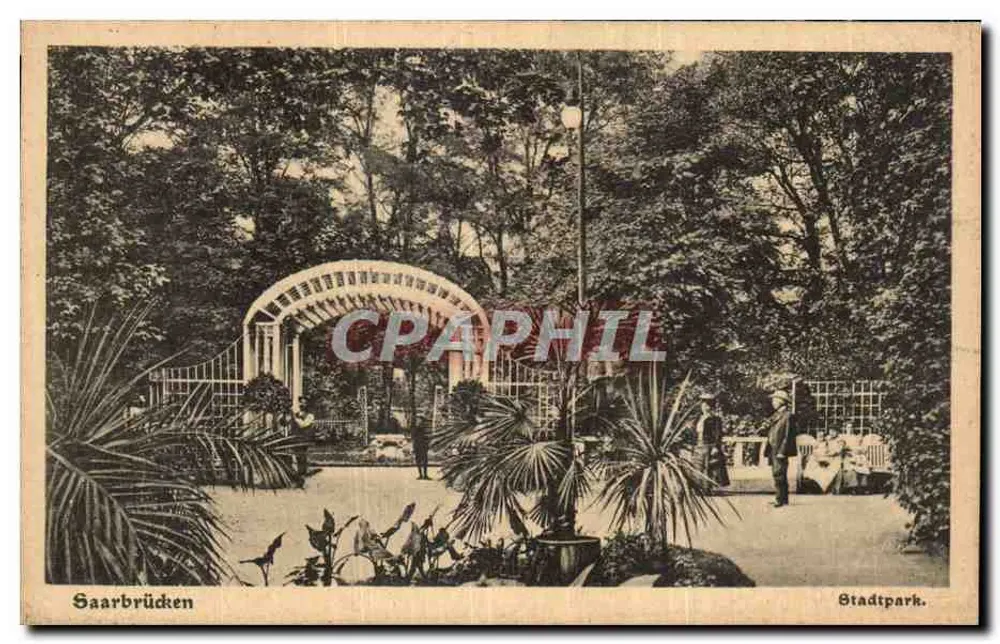Saarbrücken — Stadtspark — editor K. Rittermann, n° 203861 - Frente