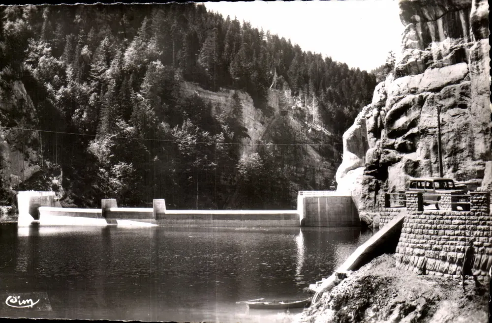 Barragem do Chaielot — Salto do Doubs (Doubs) — Comiiller (S.-et-L.) - Frente