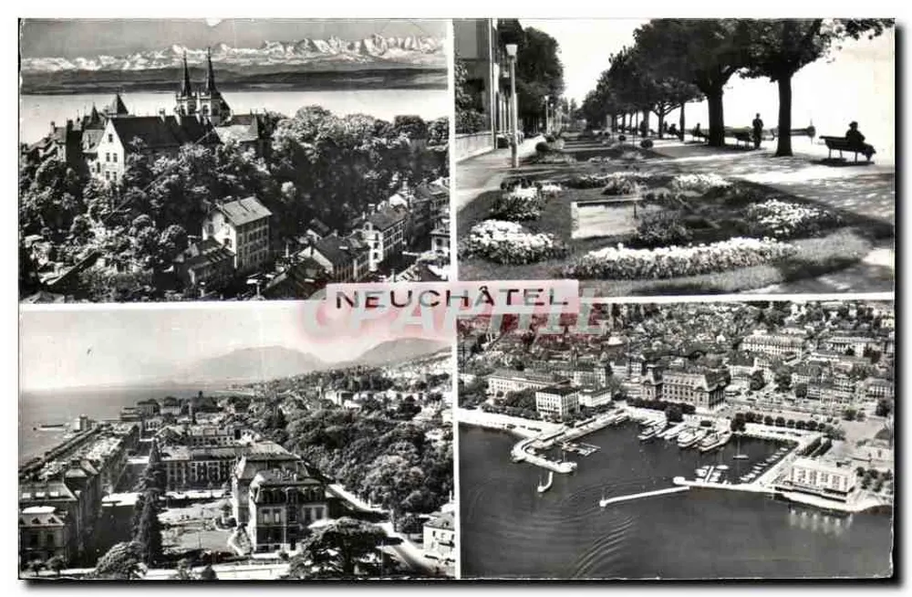 Neuchâtel — vista panorâmica — número de série não visível - Frente