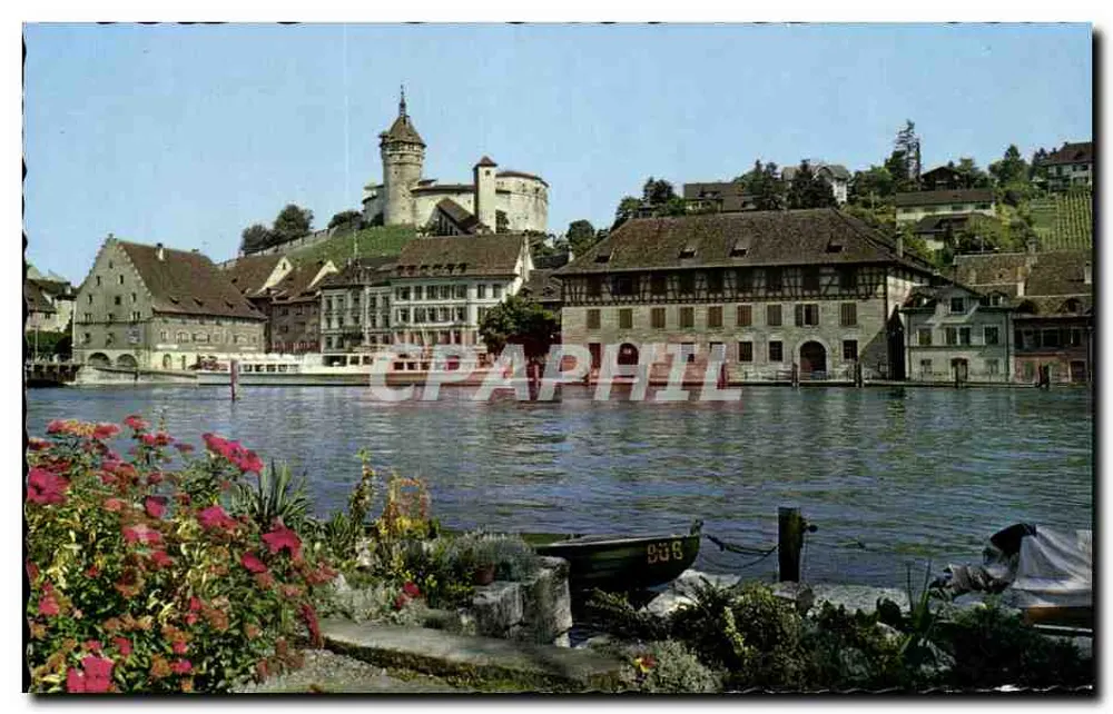 Castelo de Nidau — vista sobre o lago — 938 - Frente
