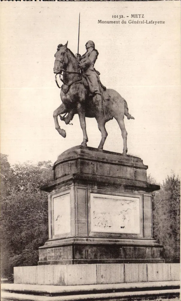 Monumento do Geral-Lafayette — Metz — n° 10132 - Frente