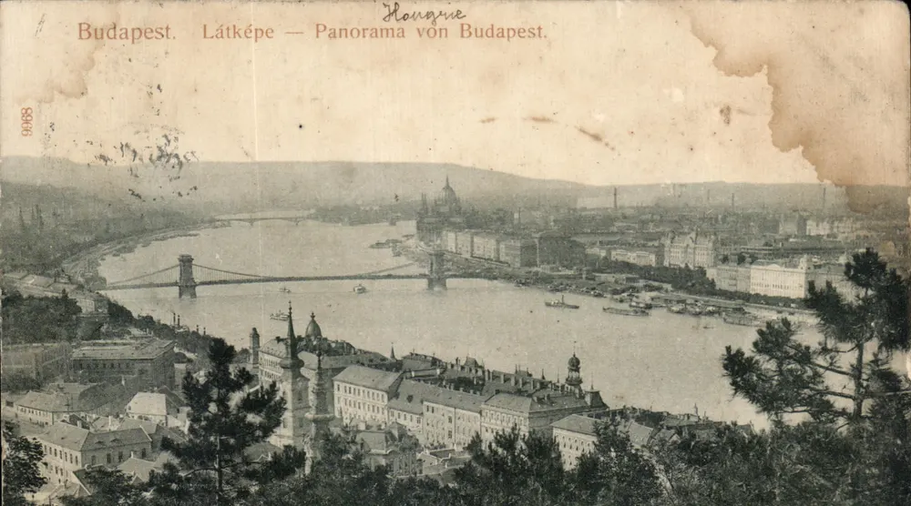 Budapest — Panorama von Budapest — unbekannter Verlag, Nr. 9898 - Vorderseite