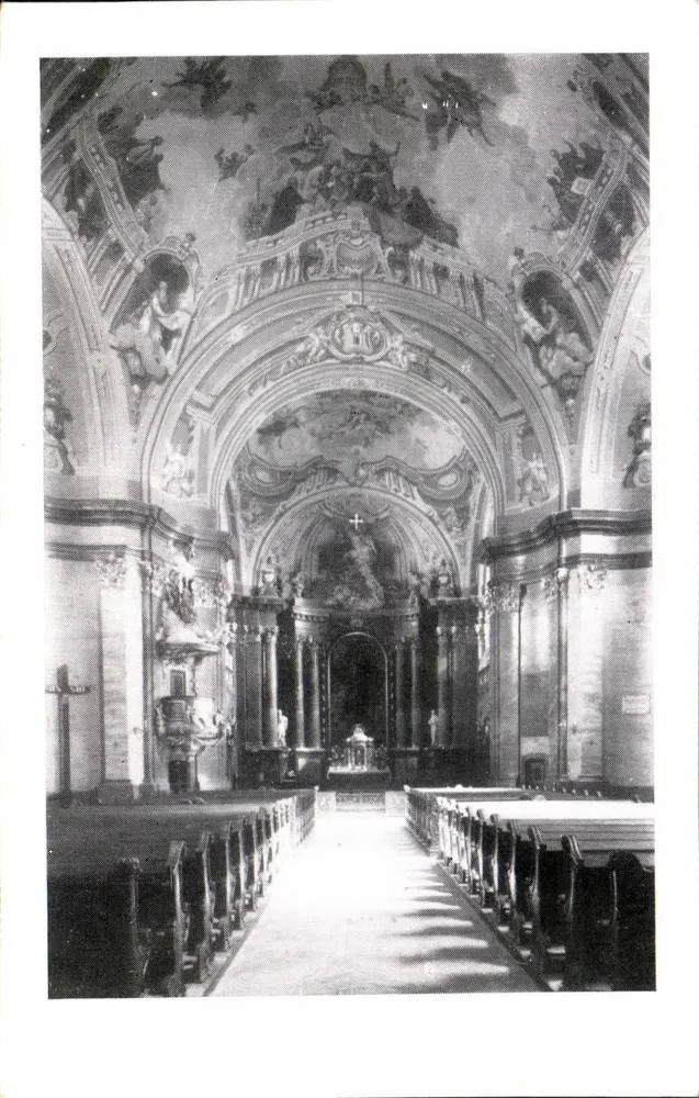 Székesfehérvár — Innenraum der St. Stephan-Kirche — 18. Jahrhundert — Me 33/554 — Szikra - Vorderseite