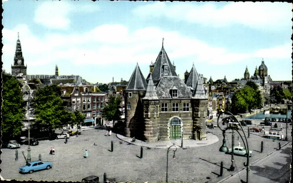 Amsterdam — Nieuwmarkt mit Waaggebäude — Rembrandt Supercolor Nr. 5 - Vorderseite