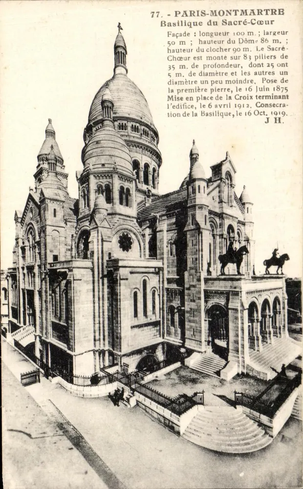 Paris-Montmartre — Basilika des Heiligen Herzens — Verlag L. Boisson - Vorderseite
