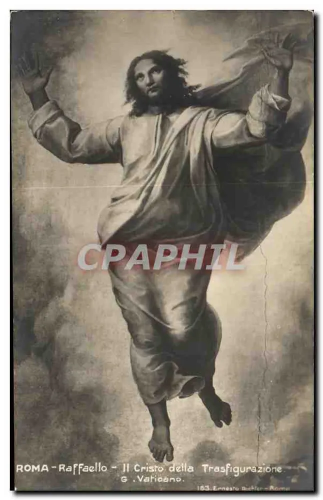 Rom - Raffaello - Die Verklärung Christi - G. Vatikan. 183. Ernesto Richter - Rom - Vorderseite