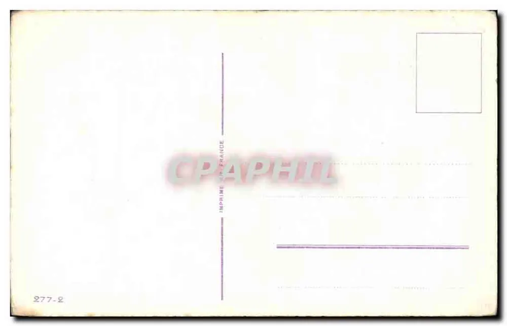 Paisagem invernal — editora Imprimerie en France, n° 277-2 - Verso