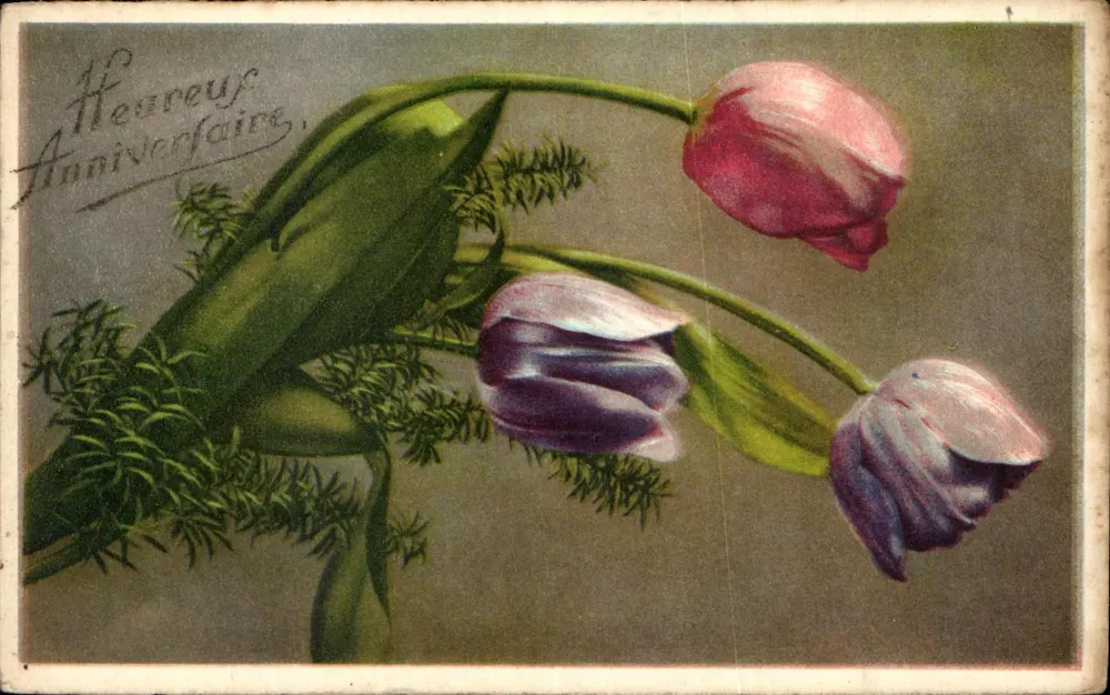 Tulpen — Geburtstag — Charme 810 - Vorderseite
