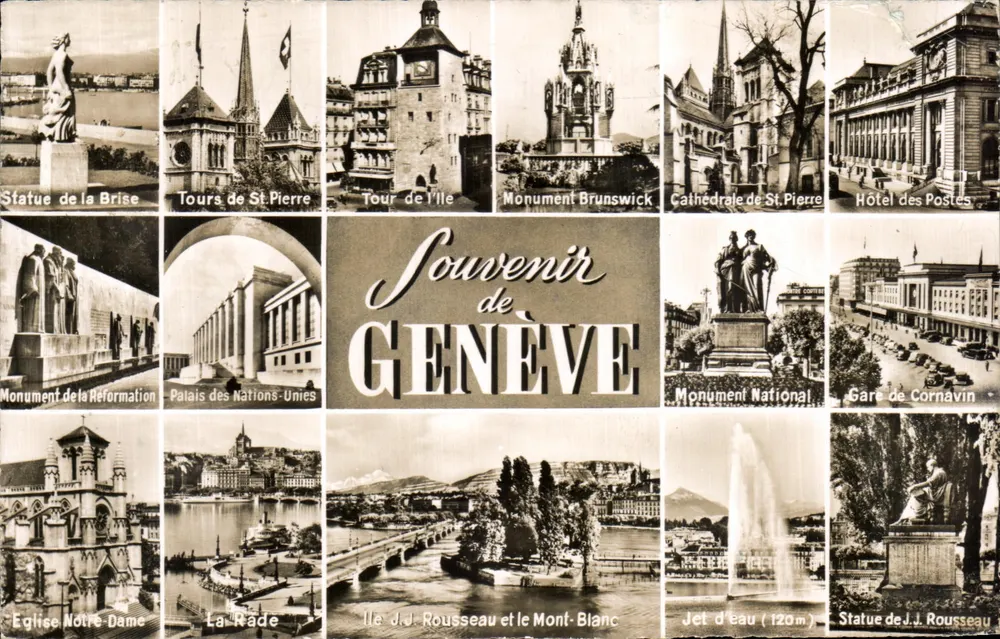 Lembrança de Genebra — Edições Jaeger, n°7047 - Frente