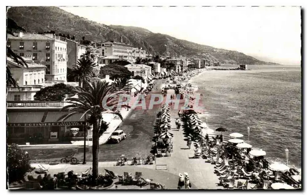 Menton - La promenade du bord de mer et les grands hôtels — Éditions S.E.P. - Production Interdite - Vorderseite