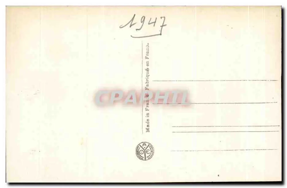 Menton — A Igreja dos Penitentes Brancos — editor A.J.N. Paris, n°18 - Verso