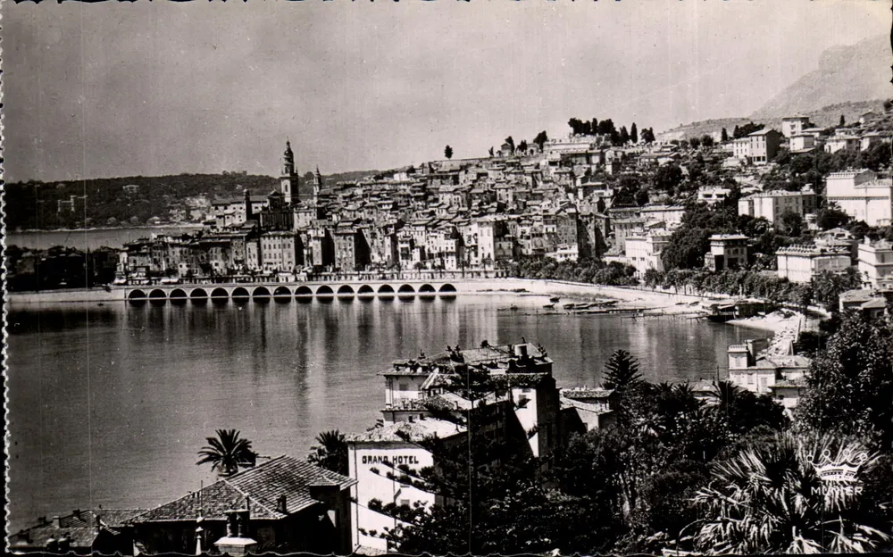 Menton — Vista geral — Edições Port Munier - Frente
