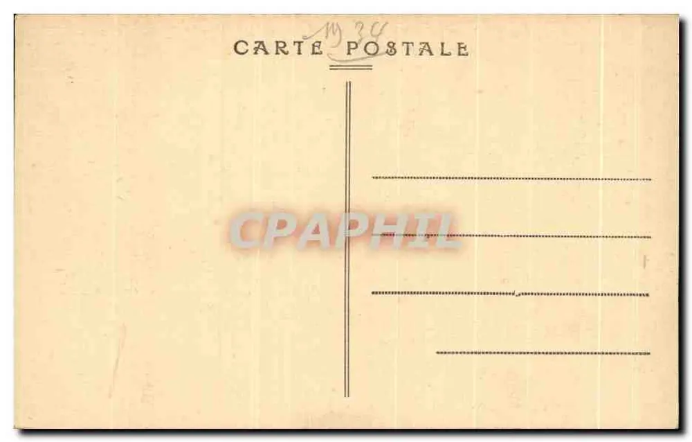 LYON — Abside da Basílica de Fourvière — L. A. — A Carta Postal Artística - Verso