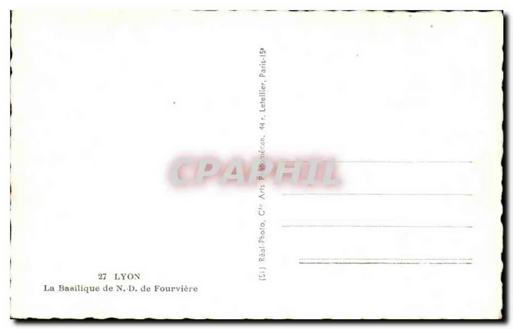A Basílica N.D. de Fourvière — Lyon — editor Cap - Verso