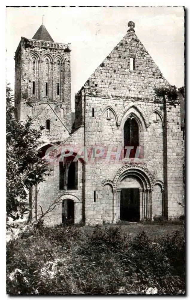 Abtei La Lucerne — Fassade der Abteikirche — Nr. 63-14 - Vorderseite