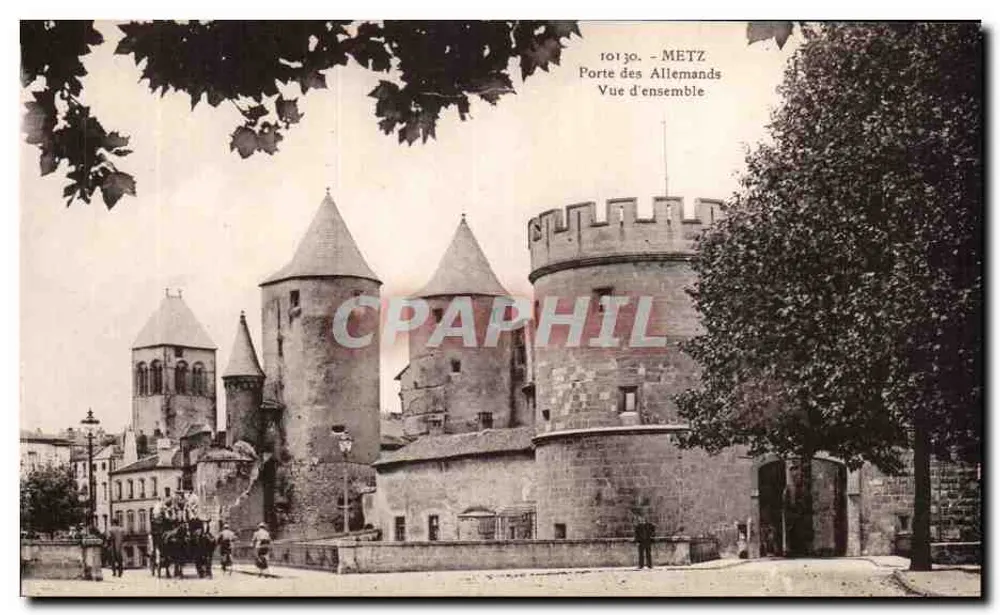 Metz — Porte des Allemands — Übersicht - Vorderseite