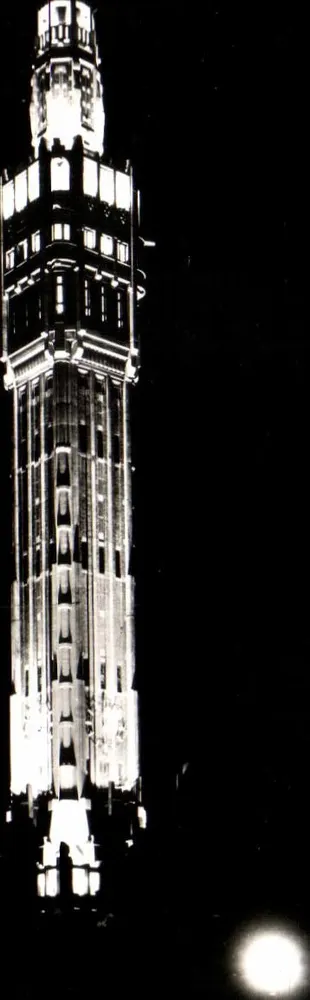 Der Glockenturm des Rathauses, beleuchtet — Lille — Édition du Lux, Rue de la République, n°112 - Vorderseite