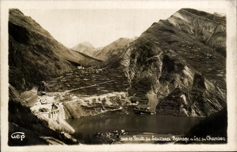 Route du Gautharet - Staudamm und See von Chambon — AEP - Vorderseite