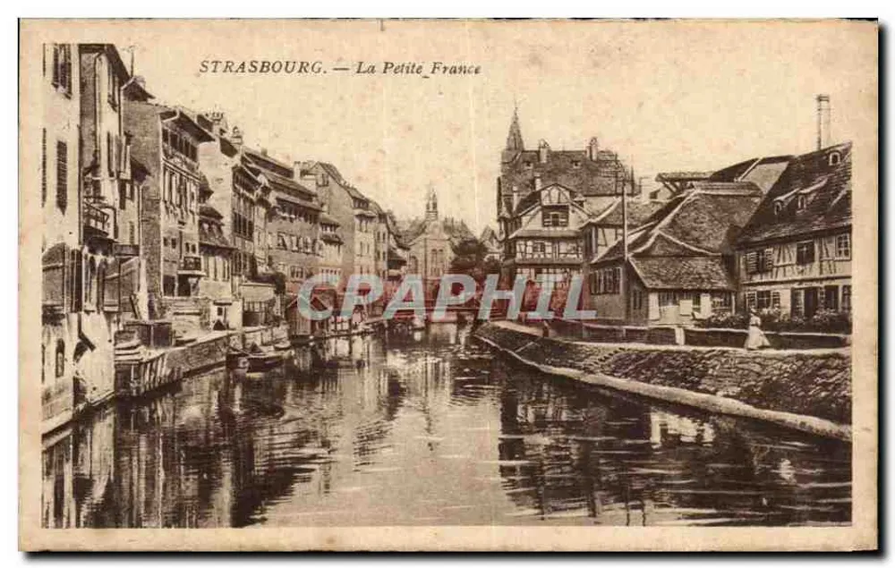 Strasbourg — La Petite France — Alsatische Kunstverlag, Straßburg Straße - Vorderseite