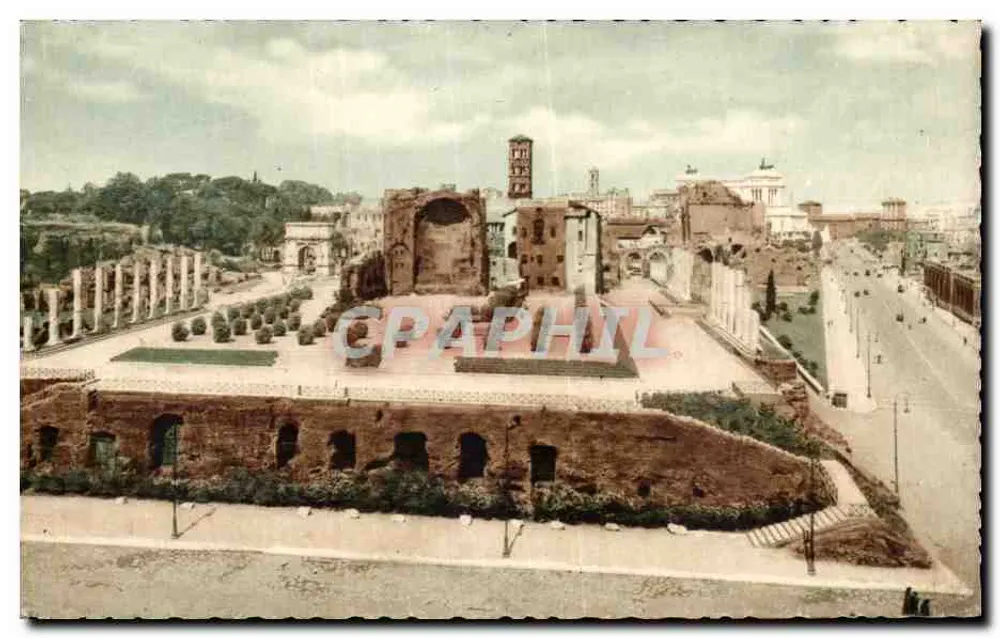 रोम — वेनस और रोम का मंदिर — प्रकाशक सेजर कैपेल्ला, संख्या 1937 - आगे