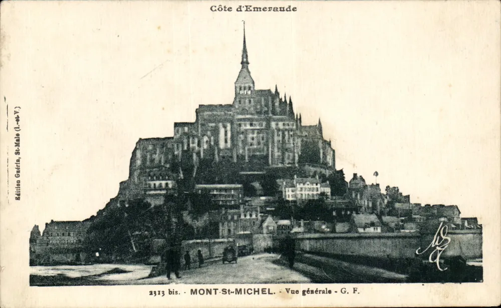 Mont-Saint-Michel — Allgemeiner Blick — Edition Guérin, St-Malo (n° 2313 bis) - Vorderseite