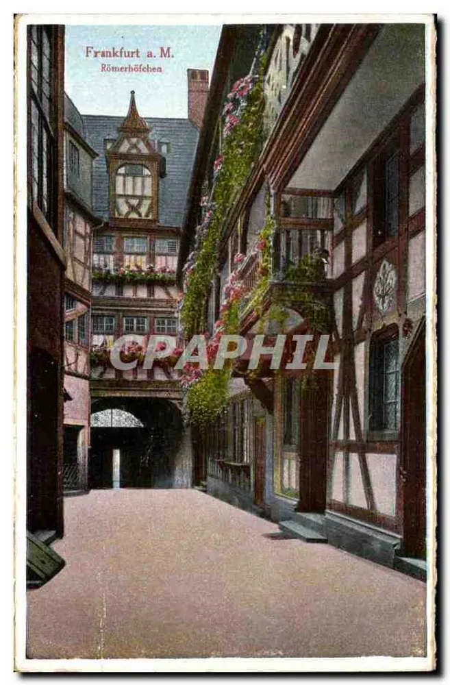 Frankfurt a.M. — Römerhöfchen — editor desconhecido, n° de série 13 - Frente