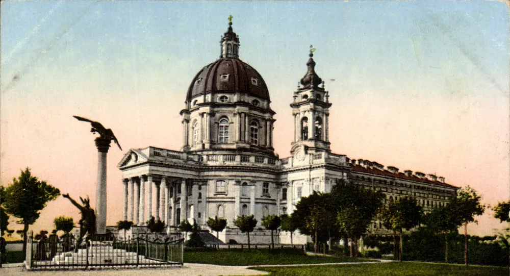 Turim — Basílica de Superga — Carl Künzli-Tobler, Zurique, n° 7110 - Frente