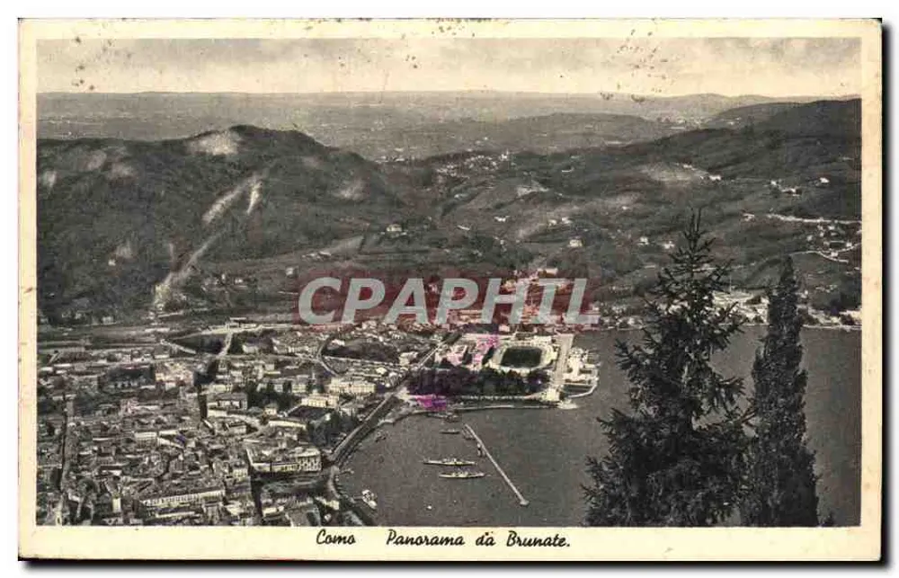 Como — Panorama da Brunate — Éditeur Cicamè - Frente