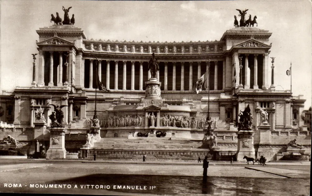 Roma - Monumento a Vittorio Emanuele II — Vera Fotografia, N° 7 - Frente