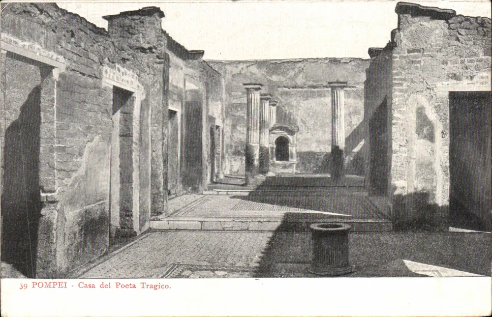 Pompeii - Casa del Poeta Tragico — Serie 39, Verlag nicht sichtbar - Vorderseite