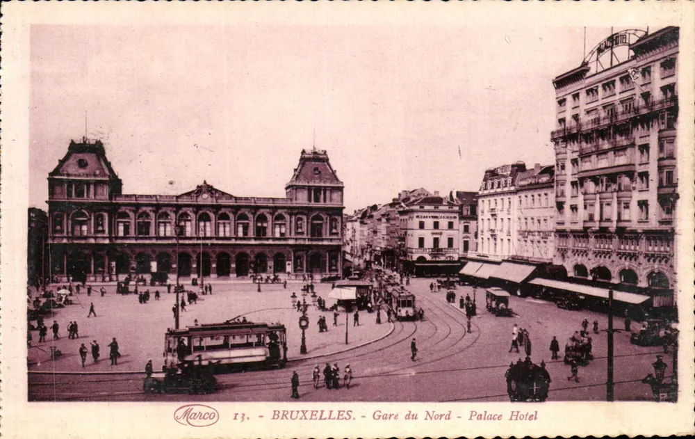 Brüssel - Bahnhof Nord - Palace Hotel — Marco, Nr. 13 - Vorderseite