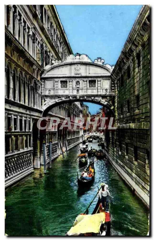 Ponte dei Sospiri — Veneza — Ed. Zanco - Veneza n° 104 - Frente