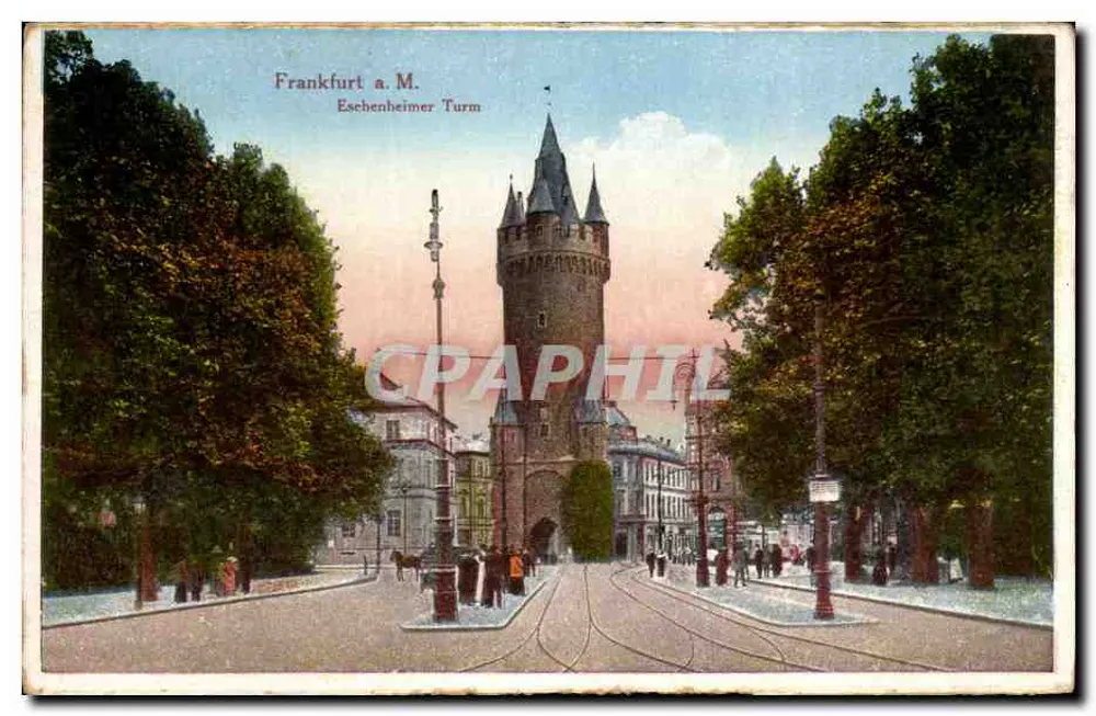 Frankfurt a.M. — Eschenheimer Turm — unbekannter Verleger, Seriennummer 94372 - Vorderseite
