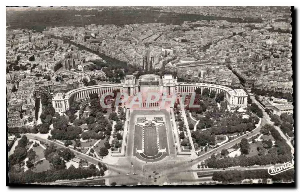 Paris — Panoramablick zum Palais de Chaillot — Éditions Chantala - Vorderseite