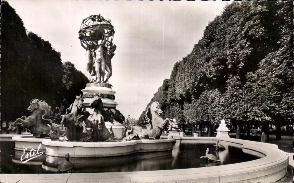 Die Observatoriumsbrunnen — Paris — Verlag Estel - Vorderseite