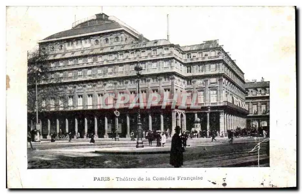 Paris - Ansicht des Theaters der Comédie Française - Vorderseite
