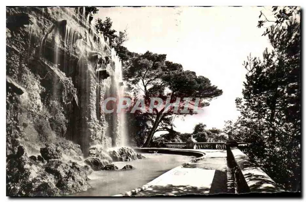 Cascata do Castelo da Bretanha — A Costa Azul — Editor L. Galletta & Cie - Frente