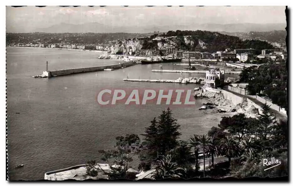 Allgemeiner Blick von der Straße von Villefranche — Edition Rella, NICE - Vorderseite