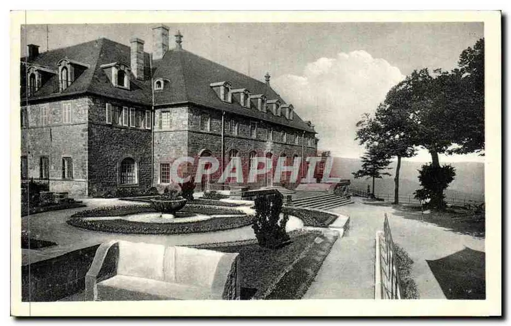 Mont Sainte-Odile — Nordfassade - Die große Terrasse des Klosters — Sonderausgabe des Klosters - Vorderseite