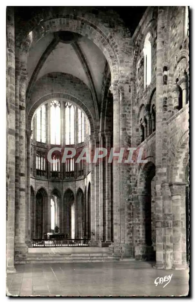 Mont Saint-Michel — Innenansicht der romanischen Kirche — Éditions Gaby - Vorderseite
