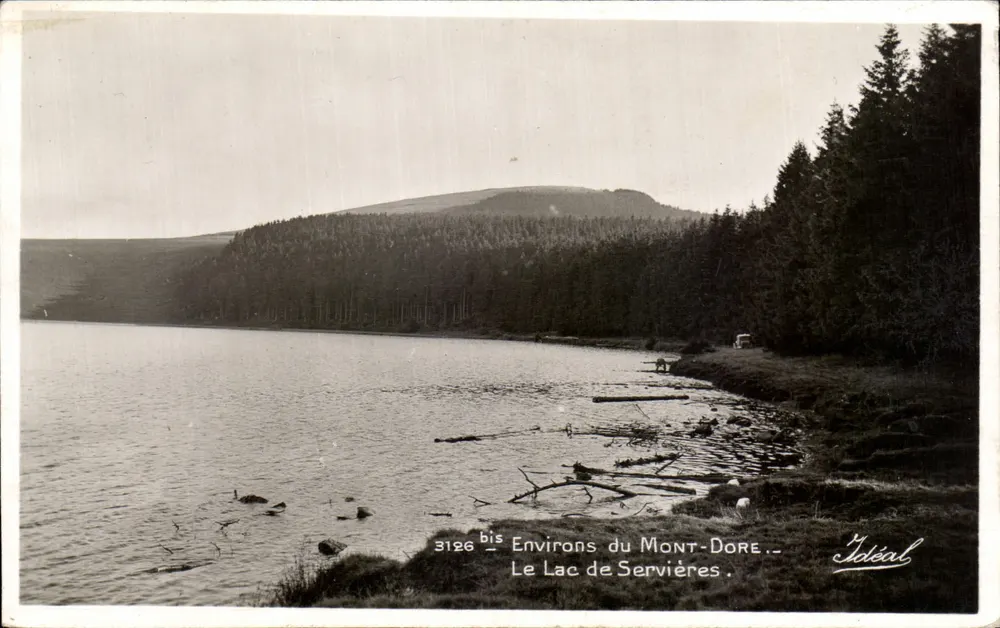Arredores do Mont-Dore — O Lago de Servières — Ideal, n° 3126 bis - Frente