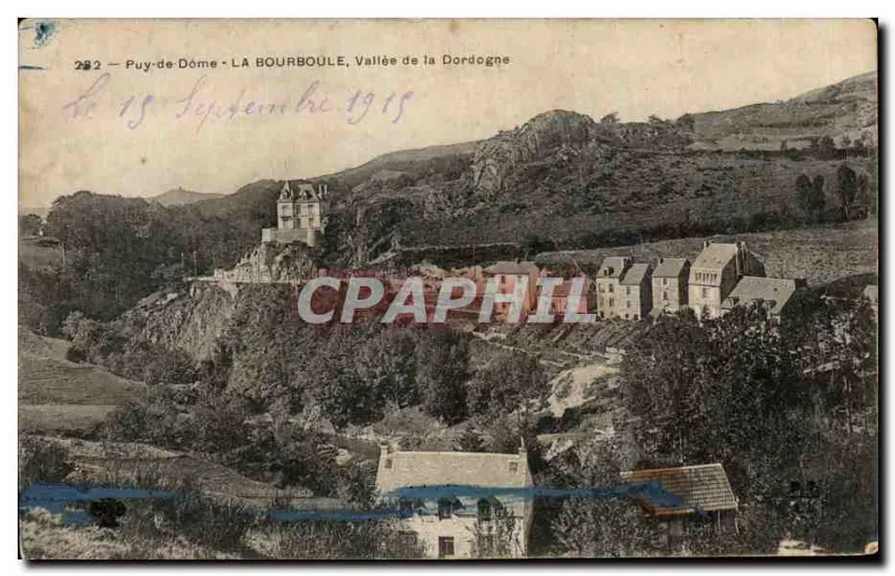 La Bourboule, Vallée de la Dordogne — Puy-de-Dôme — n° 292 - Vorderseite
