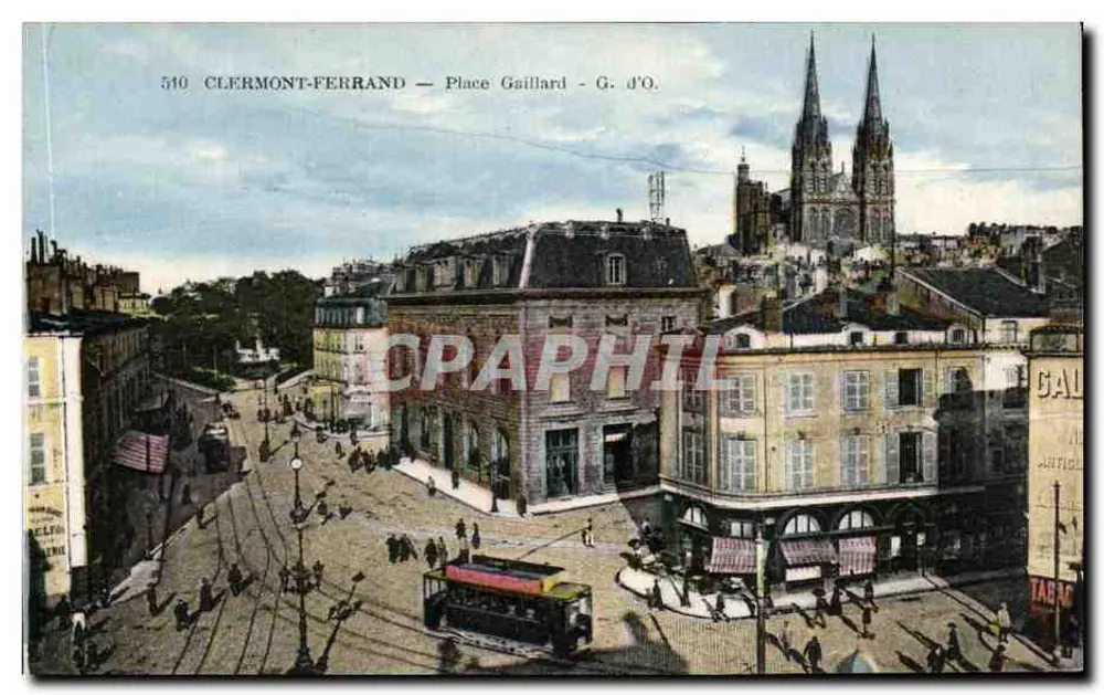 Clermont-Ferrand — Place Gaillard — G. d'O. - Frente
